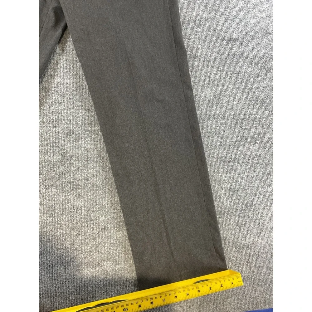 Lauren Ralph Lauren Dress Pants Mens 40x32 Gray Classic Fit Flat Front Business